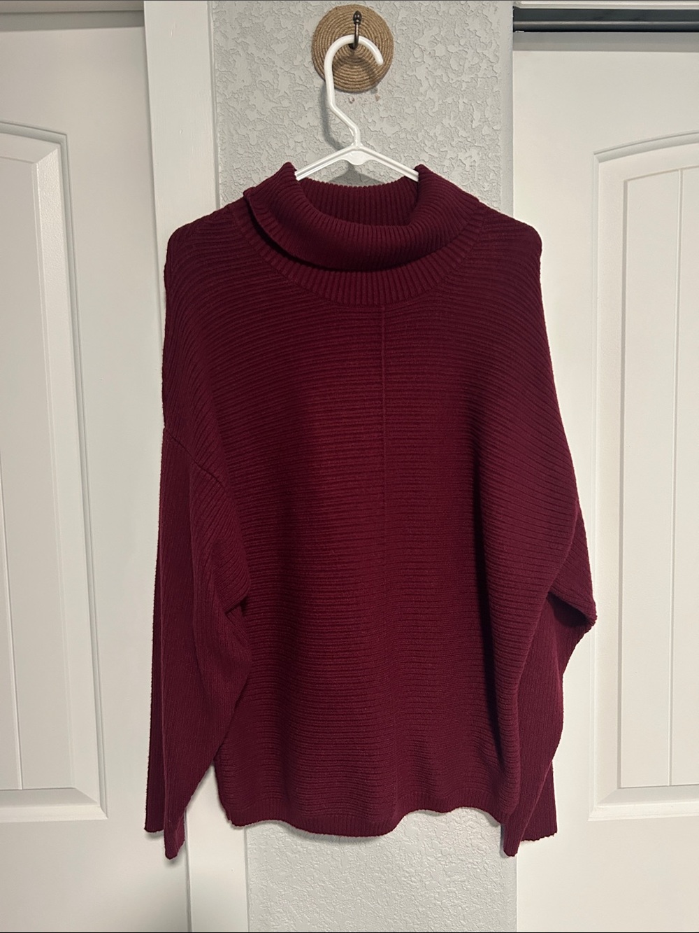 Cyrus Burgundy Turtleneck Sweater M